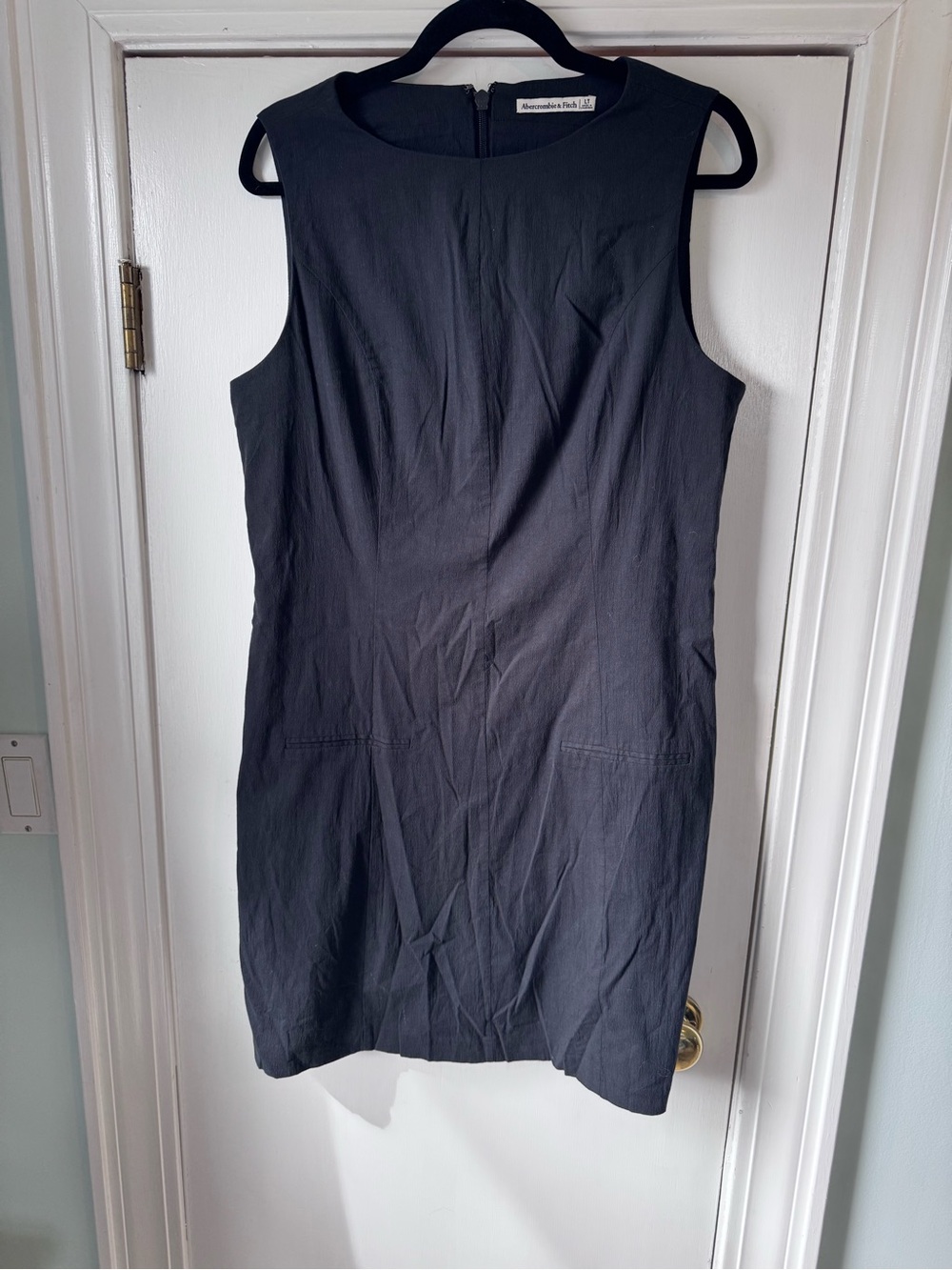 Abercrombie Sleeveless Black Sheath Dress